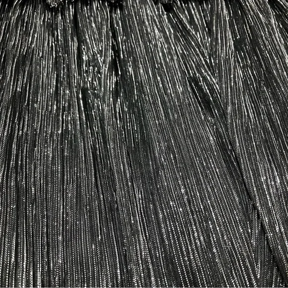 Isabel Marant Étoile Beatrice Gunmetal Metallic Skirt Size 38 - Picture 16 of 16